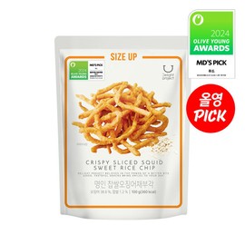 Delight project Crispy Sliced Squid Sweet Rice Chip 100g Limited Set - [SET] Rice Chip 100g Limited Set