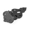 Renovators Supply Manufacturing Cabinet Hinges 2 in. Black Wrought Iron
