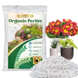 Organic Perlite for Plants,4 Quart Premium Horticultural Perlite for Indoor and Outdoor Plants,Enhance The Ventilation and Drainage of The Soil,Optimal for Potting Mixes