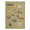 East Leaf Patch Holder Velcro Compatible Wall Mount Magic Tape