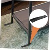 LALAFINA 10pcs Furniture Leveler Pads Black Adjustable Table Shims for