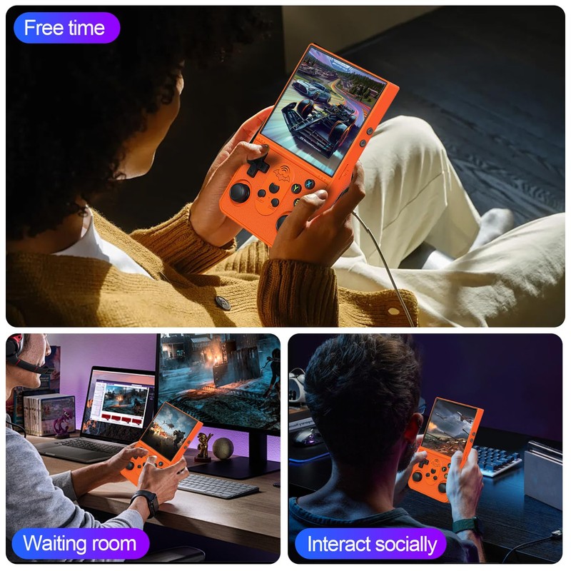WYGAMING S600 Retro Gaming Console, Retro Handheld Console 4.0'' Screen
