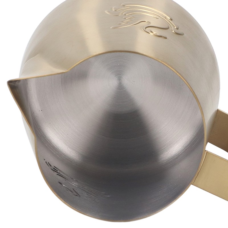 Frothing Cup 420ML 304 Stainless Steel Streamlined Cup Body Design