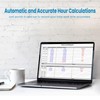 Attendance Machine - Biometric Fingerprint Clock in Clock Out Machine,