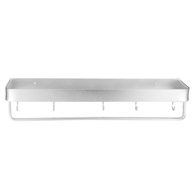 Bathroom Shelf Wall Mount Space Aluminium Shower Single Layer Shelf