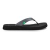 Sanuk Women's Yoga Mat Flip Flop, Charcoal, 5 M US