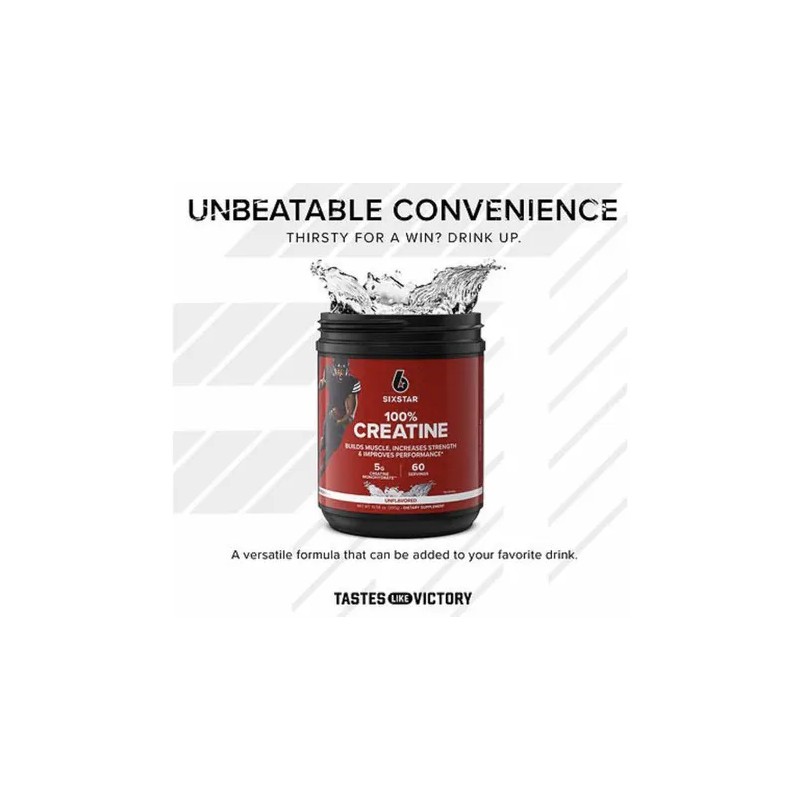 Creatina Six Star 100 % Creatina Monohidratada 60 Porciones Sabor