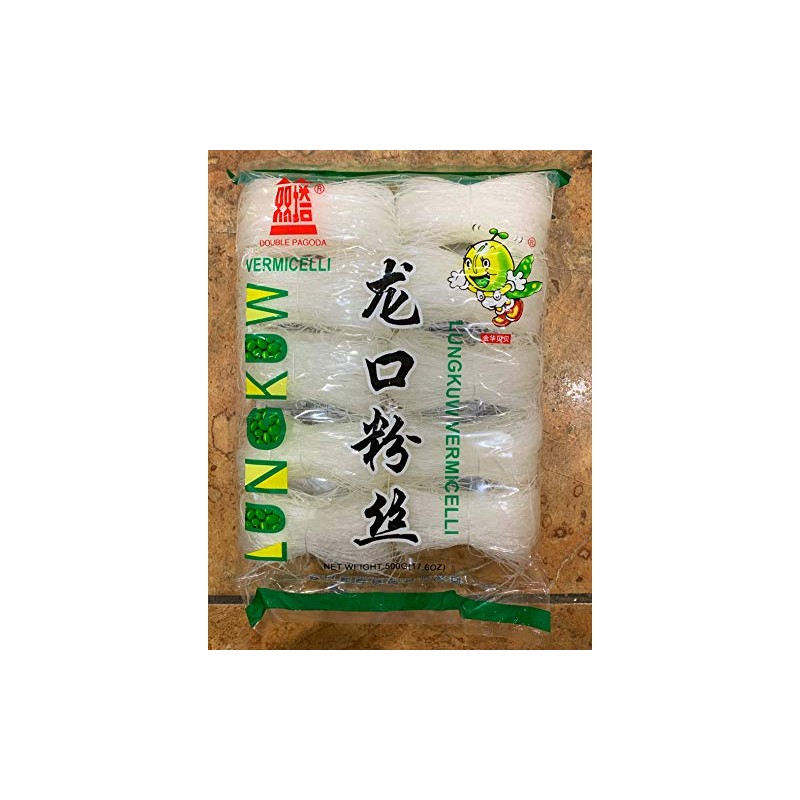 Lungkuw Vermicelli 500 g 龍口粉絲 (Pack of 3)