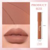 3 Piezas Pintalabios Mate Larga Duracion Labial Nude Cremoso