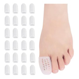 sac taske 足指サポーター 親指 サポーター 足指サック 足指保護 指サポーター 靴擦れ (白色 24個)