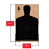 Cardboard Shooting Targets, 50 Yard Police Silhouette Shooting Target, Targets