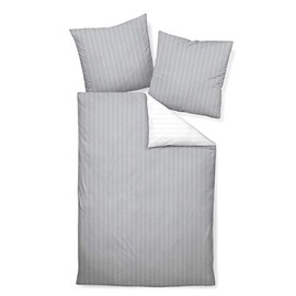 Janine 20020 Tango Mako Soft Seersucker Reversible Cushion 40 x 80 cm Silver