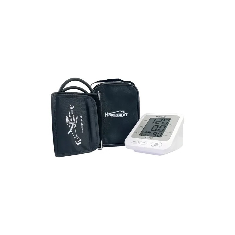 Medidor de Presión Arterial Homecare KF-65C Baumanómetro Blanco pantalla digital