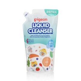 Pigeon Biodegradable Liquid Cleanser to Wash Baby Bottles, Teats, Accessories, Fruits & Vegetables, 650ml refill
