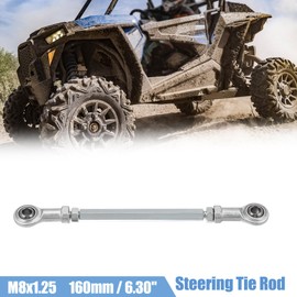 Motoforti Car M8 Handlebar for 49cc Electric ATV Go Kart Silver Tone 160mm