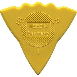 Herdim Plectrum - 3 Thicknesses - Pack of 12 - Colour: Yellow, 661102