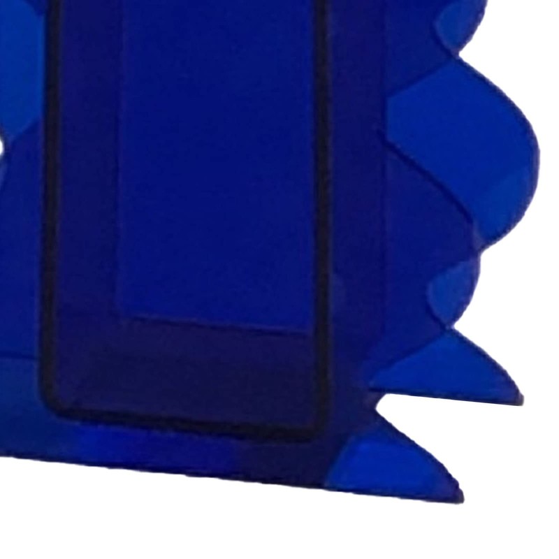 Vase,Modern Acrylic Shape Vase for Desktop Decoration (Blue)