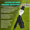 Drip Irrigation Pressure Regulator Kit,25 PSI Pressure Reducer,Inline Drip Irrigation