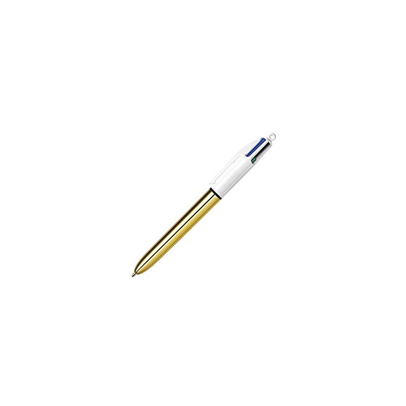 BIC 4Colours Shine Retractable Ballpoint Pen, Line Width: 0.32 mm,