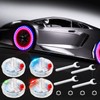 4 Pieces Car Tire Lights Wheel Valve Stem Lamp Cap