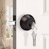 Probrico Oil Rubbed Bronze Single Cylinder Deadbolt for Exterior Door
