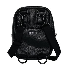 Brixley Crossbody Bag Sling Purse for Women Men Girls Travel, Multi Position Fanny Back Pack, Black, M