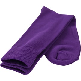 ToBeInStyle Unisex Colorful One Size Fits Most Dress Crew Socks - Light Pink