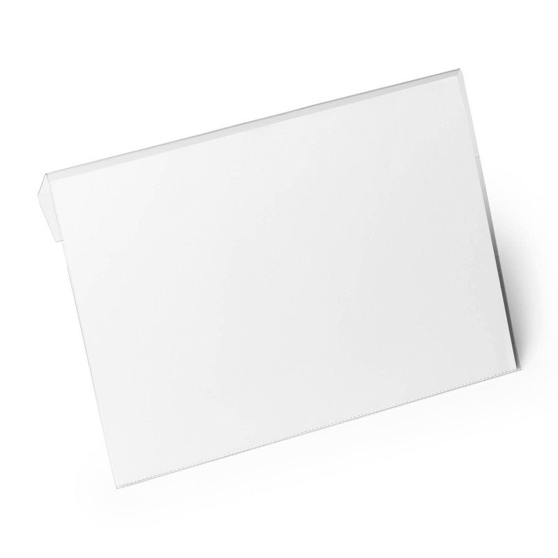 Durable 116219 Hard Cover Identification Bag with Fold, A5 Landscape,