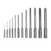 Mayhew Tools 62254 Pilot Punch, 12-Piece Set, Black Oxide Finish