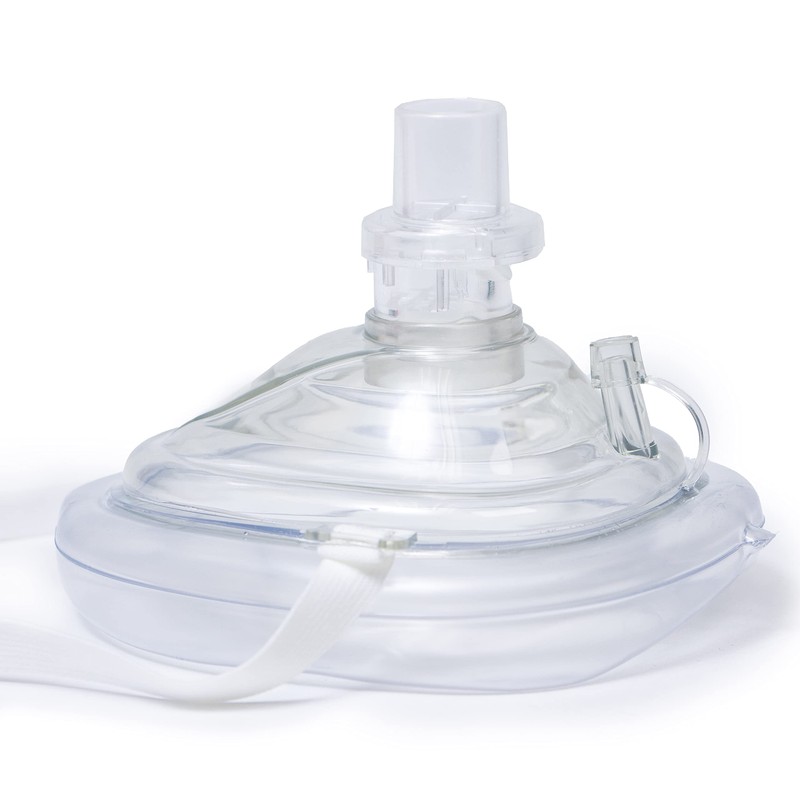 Primacare Medical Supplies RS-6845 Red CPR Mask Hard Plastic Carrying