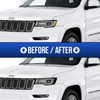 GRIDREADY Compatible with 2014-2021 Jeep Grand Cherokee Headlight Amber Delete