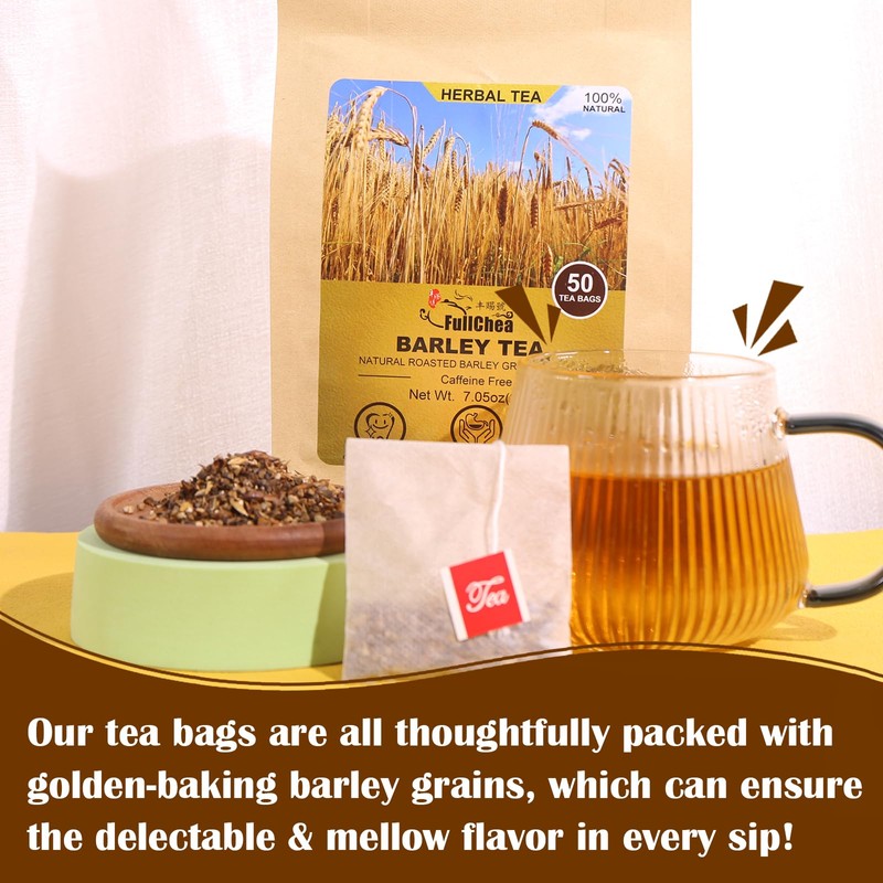 FullChea - Barley Tea, 4g X 50 Count - Premium