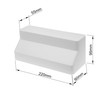 Vent Systems Flat Rectangular Pipe Connector for Pipe Connection 220