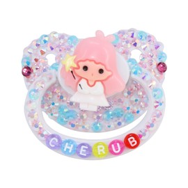 Chupete de vidrio con diamantes de imitación de tamaño adulto (estilo 8)