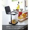 Yamazaki Polybag Eco Holder with Lid, Tower, Black, 3331