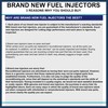 INFINAUTO Fuel Injector, for Mazda Miata Base 1.6L 1990-1993 for