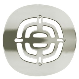 Westbrass Brass Snap-In Shower Strainer Grid, Polished Nickel, D316-05