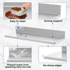 Profeeshaw L Stainless Steel Shelf 8.6''x24'', 2 Pack Wall Mounted