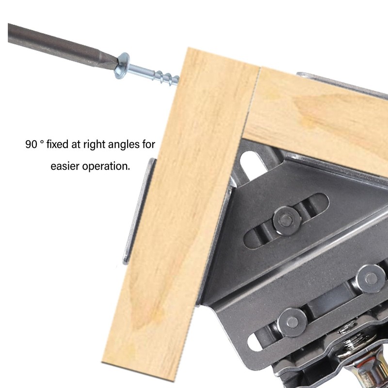 Corner Clamp, 2 Pcs Right Angle Clamp Stainless Steel Single