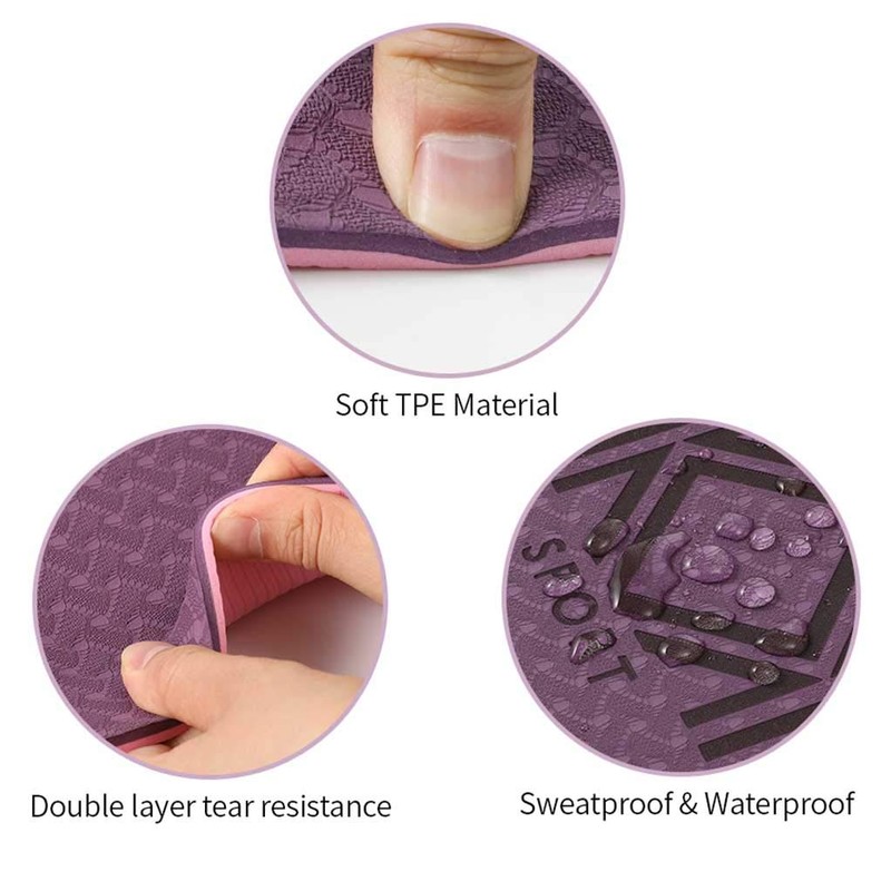 KK Yoga Knee Pad Non Slip 6mm TPE Eco-Friendly Cushion