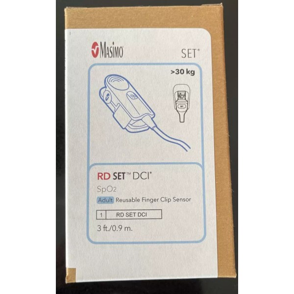 Masimo Adult Finger Sensor Red Set DCI 3Ft #4050 Brand