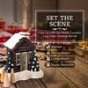 Anbar Backflow Incense Cone Burner Log Cabin, Gingerbread House, Christmas,