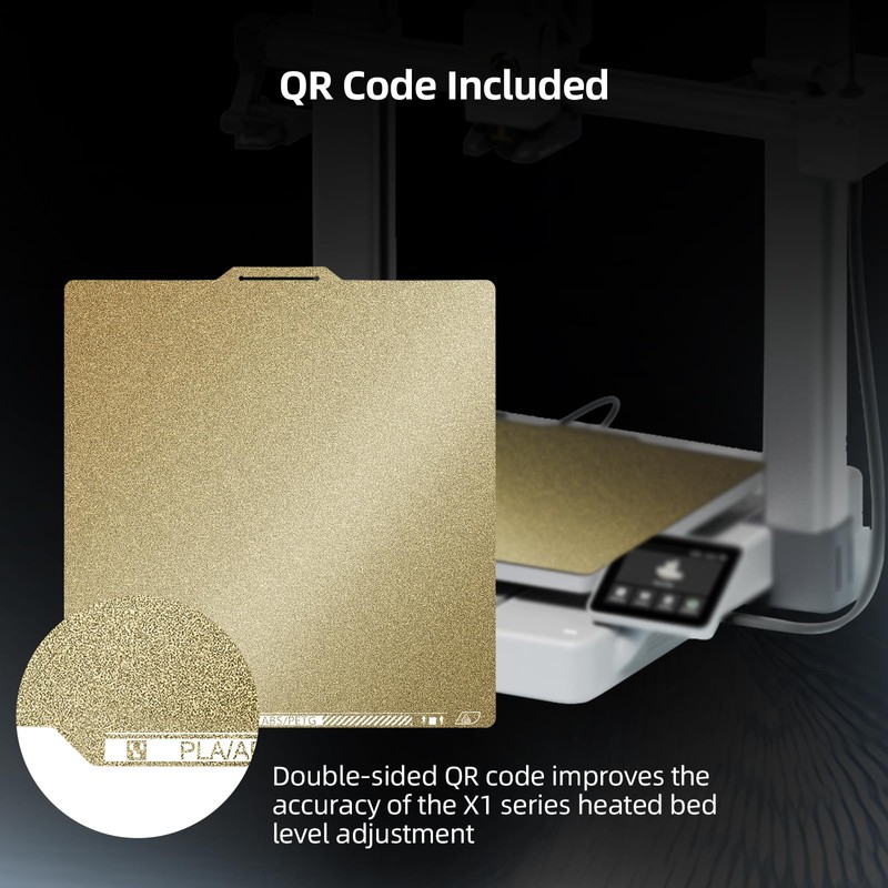 IdeaFormer IR3 P1S PEI Sheet with QR Code for Bambu