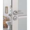 AwmnSrman Bathroom Door Lock Door Handles Interior Doors Door Handle