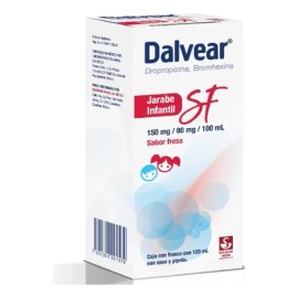 Dalvear Jarabe Infantil Sabor Fresa, 1 Frasco 120 Ml + Vaso Dosificador
