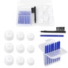 XIHIRCD 9pcs Hearing Amplifier Domes and Cleaning Kit for Audien