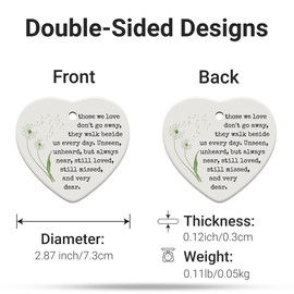 Memorial Ornaments for Loss of Loved One, Memorial Christmas Ornament, Sympathy Gifts for Loss of Loved One, Memorial Gifts, Ceramic Ornament