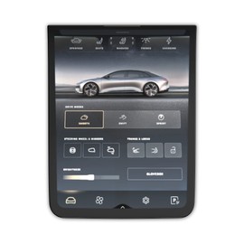 TWRAPS Screen Protector for Lucid Air - Pilot only (1pc), Clear HD Display Protection for the Touchscreen & Infotainment System Lucid Air Accessories, Easy Install with No Bubbles