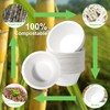 GREENESAGE 125 Pack Paper Bowls Disposable Bowls 9oz - Eco-Friendly,