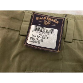 Bills Khakis BRAND NEW-Bills khakis M2P-SGCC Size 34 PLEATED CHAMOIS CLOTH SAGE MSRP $165